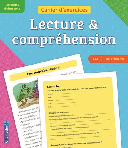 CAHIER D'EXERCICES COMPREHENSION LECTURE CE1, de COLLECTIF | portada del libro