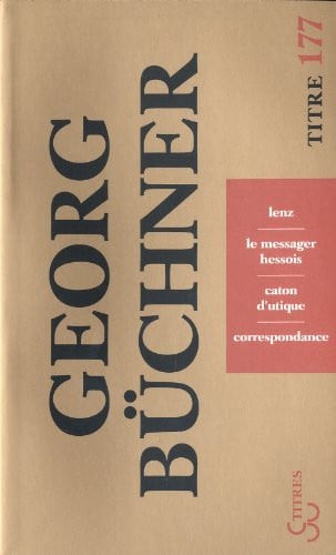LENZ / LE MESSAGER HESSOIS / CATON D'UTIQUE, de BUCHNER GEORG | portada del libro