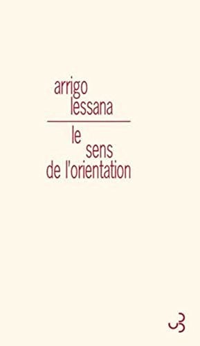 LE SENS DE L'ORIENTATION, de LESSANA ARRIGO | portada del libro