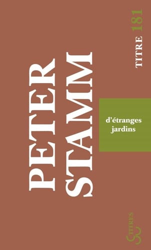 D'ETRANGES JARDINS, de STAMM PETER | portada del libro