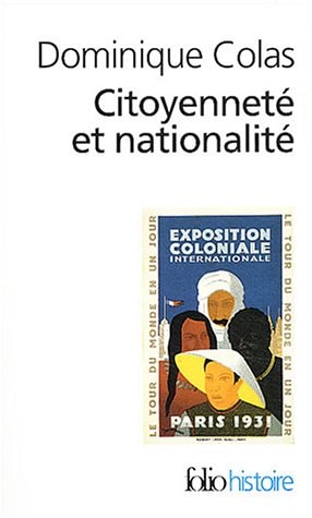 CITOYENNETE ET NATIONAL, de Dominique Colas | portada del libro