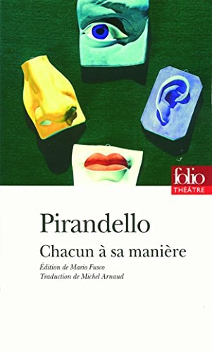 CHACUN A SA MANIERE, de Luigi Pirandello | portada del libro