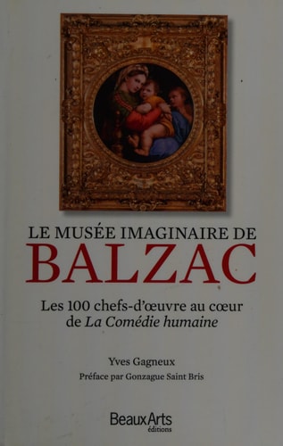 LE MUSEE IMAGINAIRE DE BALZAC, de Yves Gagneux | portada del libro