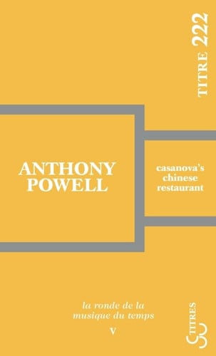 CASANOVA'S CHINESE RESTAURANT, de POWELL ANTHONY | portada del libro