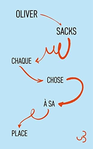 CHAQUE CHOSE A SA PLACE, de SACKS OLIVER | portada del libro