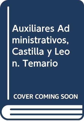Temario 2 Auxiliares Administrativos de Castilla y Léon, de Varios autores | portada del libro