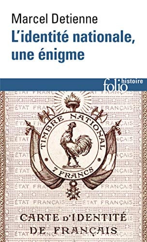 IDENTITE NATIONALE ENIGM, de Marcel Detienne | portada del libro