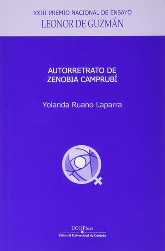 Autorretrato de Zenobia Camprubí, de Ruano Laparra | portada del libro