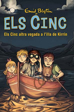 ELS CINC ALTRA VEGADA A L ILLA DE KIRRIN, de Blyton | portada del libro