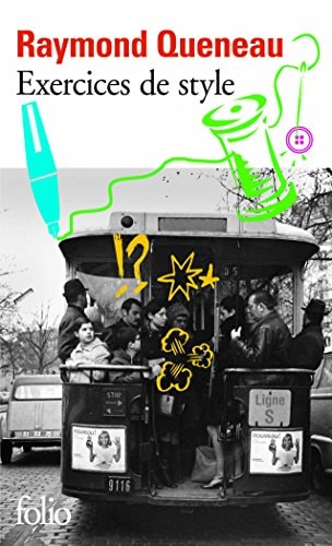 EXERCICES DE STYLE, de Raymond Queneau | portada del libro