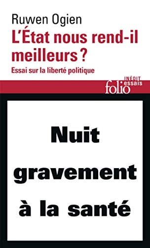 L'ETAT NOUS REND-IL MEILLEURS ?, de Ruwen Ogien | portada del libro