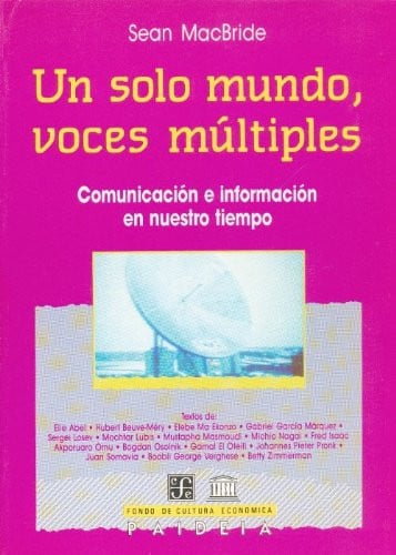 Solo mundo, voces múltiples, un, de MAC BRIDE | portada del libro