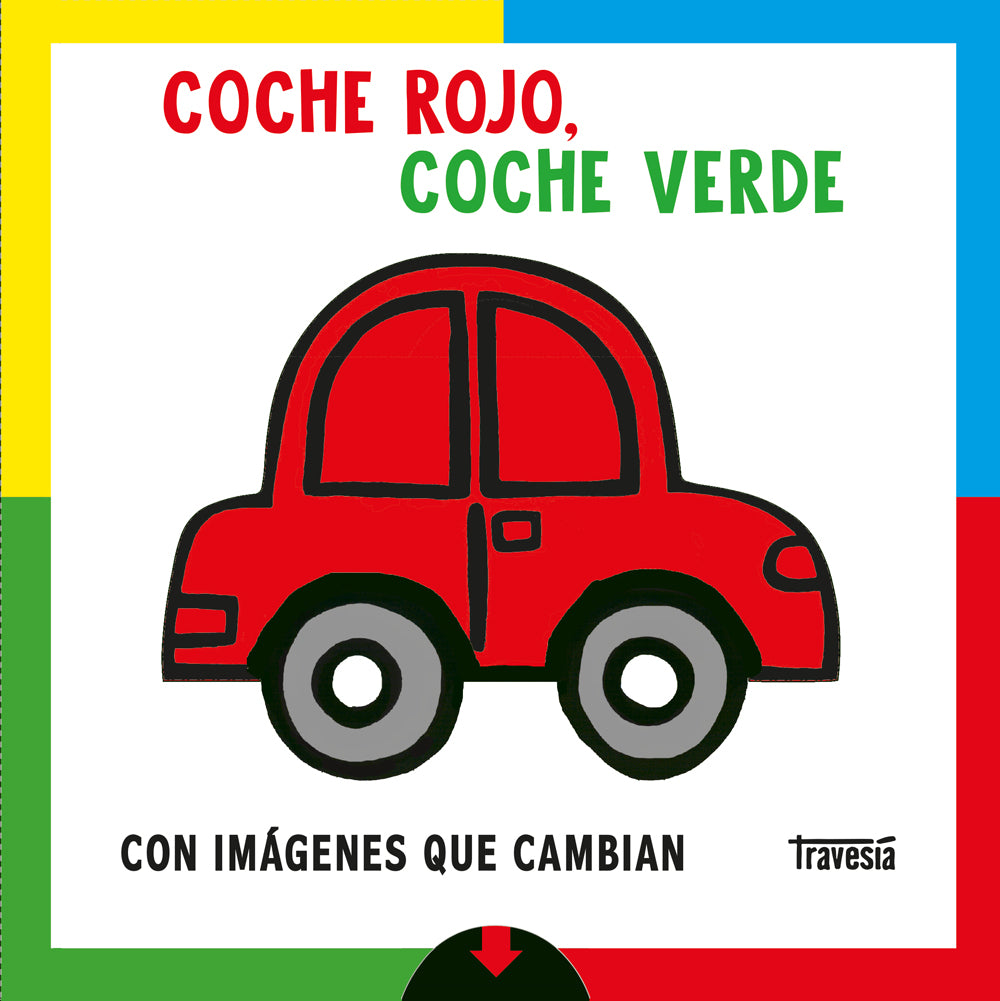 COCHE ROJO, COCHE VERDE, de ROGER PRIDDY | portada del libro