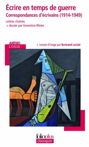 ECRIRE EN TEMPS DE GUERRE, de Geneviève Winter | portada del libro