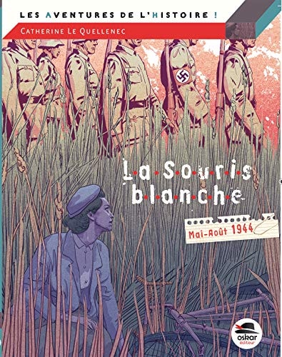 SOURIS BLANCHE LA MAI-JUIN 1944, de Catherine Le Quellenec | portada del libro