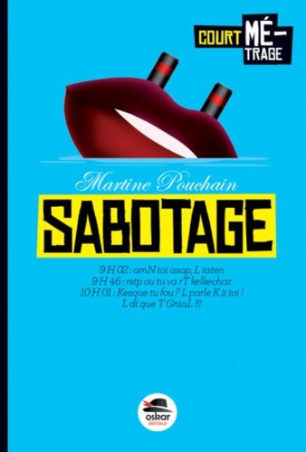 SABOTAGE, de Martine Pouchain | portada del libro