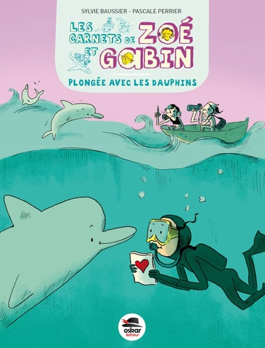 PLONGEE AVEC LES DAUPHINS, de Pascale Perrier | portada del libro