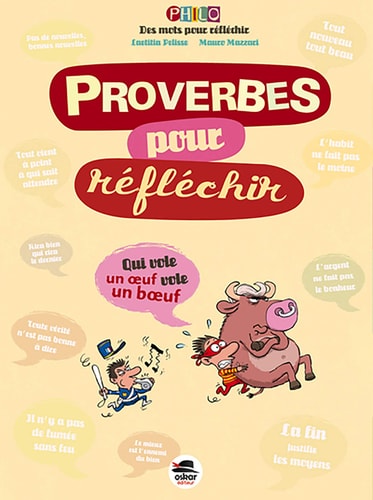 PROVERBES POUR REFLECHIR NOUVELLE EDITION, de Laetitia Pelisse | portada del libro