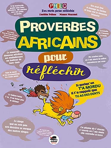 PROVERBES AFRICAINS POUR REFLECHIR NED, de Laetitia Pelisse | portada del libro
