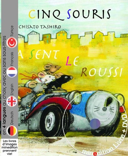 CINQ SOURIS CA SENT LE ROUSSI AVEC DVD, de Chisato Tashiro | portada del libro