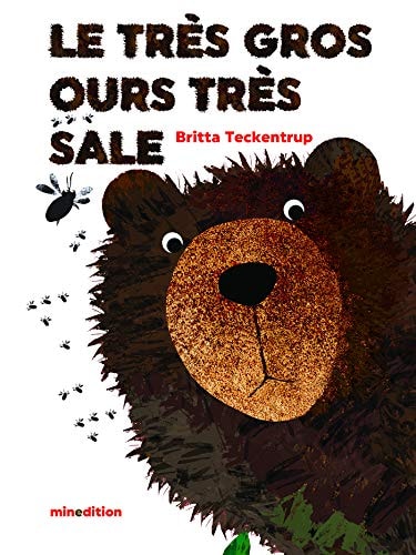 TRES GROS OURS TRES SALE LE, de Britta Teckentrup | portada del libro