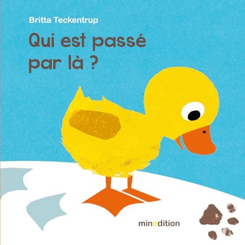 QUI EST PASSE PAR LA ? NED, de Britta Teckentrup | portada del libro