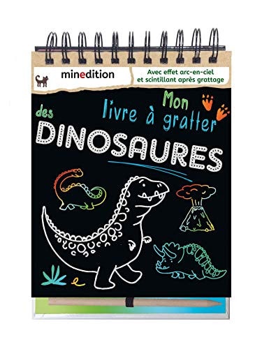 MON LIVRE A GRATTER DES DINOSAURES, de Maike Duddek | portada del libro