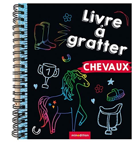 MINI LIVRE A GRATTER CHEVAUX, de Annika Schmidt | portada del libro