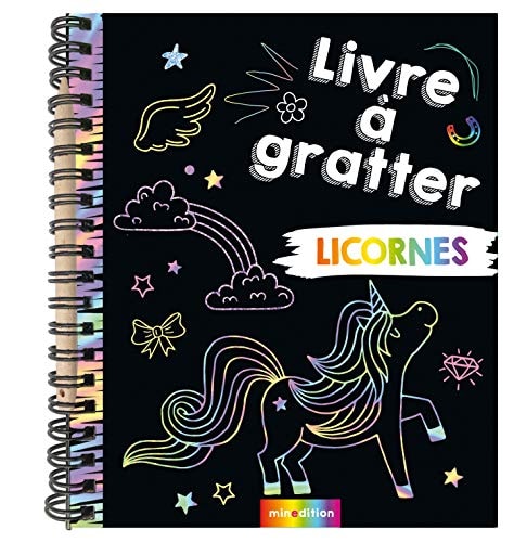 MINI LIVRE A GRATTER LICORNES NED, de Jennifer Wilderich-Lang | portada del libro
