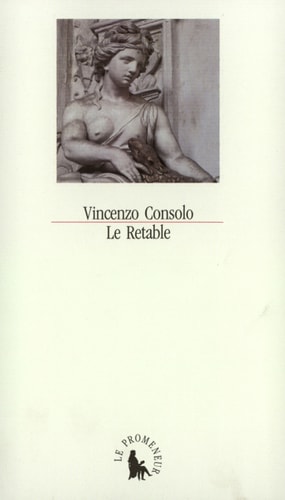 LE RETABLE, de Vincenzo Consolo | portada del libro