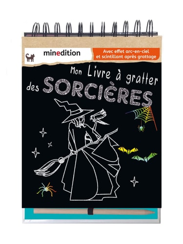 MON LIVRE A GRATTER DES SORCIERES, de Lang hannah | portada del libro