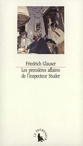 PREM AFF DE L INS STUDE, de Friedrich Glauser | portada del libro