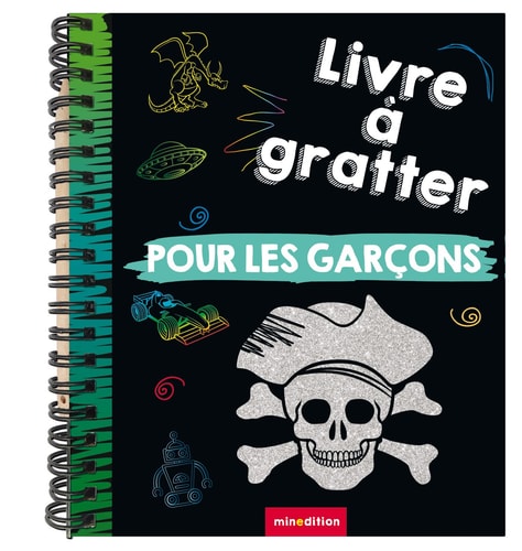 MINI LIVRE A GRATTER POUR LES GARCONS, de Lang hannah | portada del libro