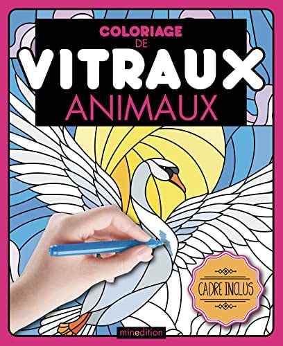 COLORIAGE DE VITRAUX ANIMAUX, de Divers divers | portada del libro