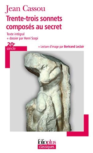 TRENTE TROIS SONNETS COMPOSES, de Jean Cassou | portada del libro