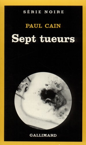SEPT TUEURS, de Paul Cain | portada del libro
