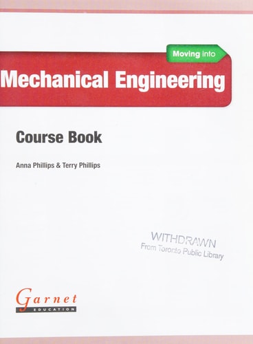 MOVING INTO MECHANICAL ENGINEERING BOOK WITH AUDIO DVD, de Anna Phillips | portada del libro