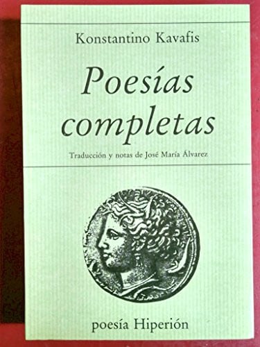 Poes¡as completas de Constantino Kavafis, de KAVAFIS | portada del libro