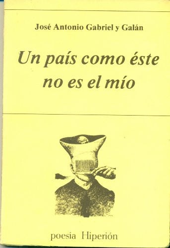 Un país como éste no es el mío, de Gabriel y Galán | portada del libro
