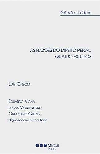 AS RAZOES DO DIREITO PENAL. QUATRO ESTUDOS, de GRECO | portada del libro