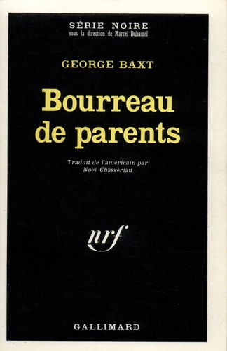 BOURREAU DE PARENTS, de George Baxt | portada del libro