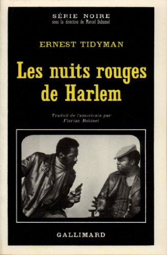 LES NUITS ROUGES DE HARLEM, de Ernest Tidyman | portada del libro