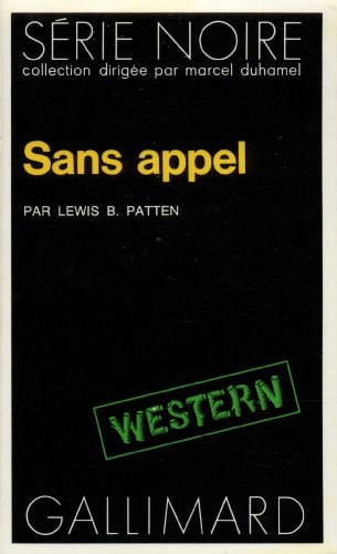 SANS APPEL, de L-B Patten | portada del libro