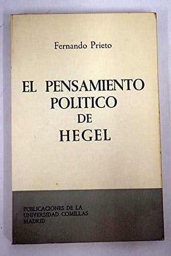 El pensamiento pol¡tico de Hegel, de PRIETO MARTINEZ | portada del libro