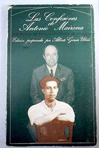 LAS CONFESIONES DE ANTONIO MAIRENA, de SIN AUTOR | portada del libro