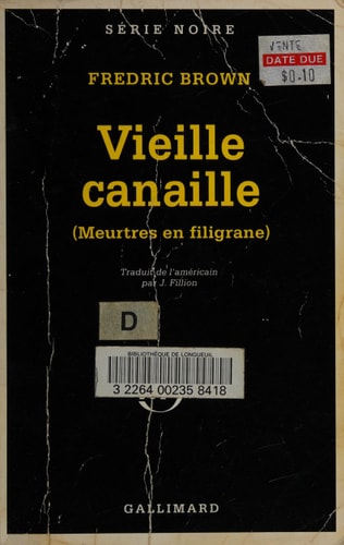 VIEILLE CANAILLE, de Fredric Brown | portada del libro