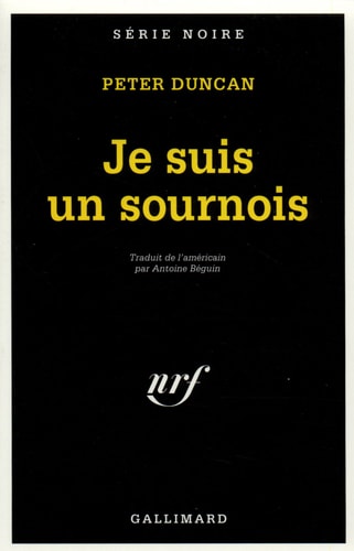 JE SUIS UN SOURNOIS, de Peter Duncan | portada del libro