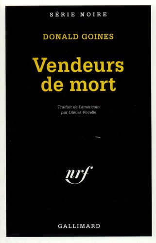 VENDEURS DE MORT, de Donald Goines | portada del libro