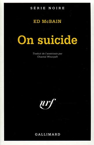 ON SUICIDE, de Ed McBain | portada del libro