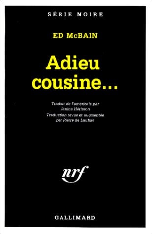 ADIEU COUSINE..., de Ed McBain | portada del libro